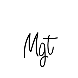 You should practise on your own different ways (Angelique-Rose-font-FFP) to write your name (Mgt) in signature. don't let someone else do it for you. Mgt signature style 5 images and pictures png