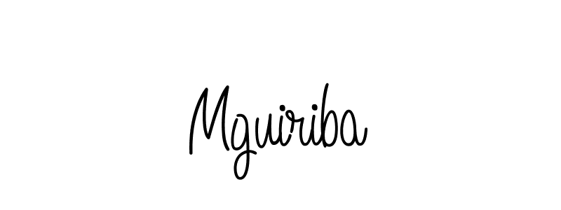 if you are searching for the best signature style for your name Mguiriba. so please give up your signature search. here we have designed multiple signature styles  using Angelique-Rose-font-FFP. Mguiriba signature style 5 images and pictures png