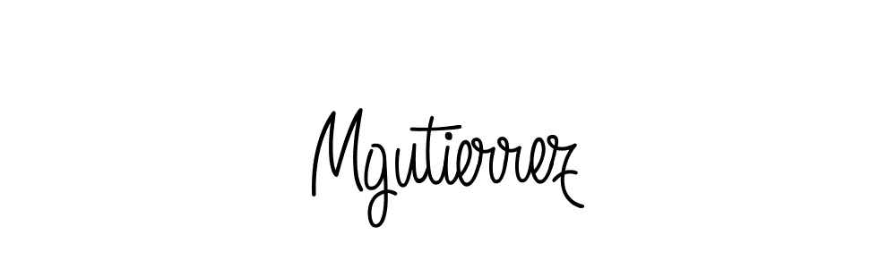 Angelique-Rose-font-FFP is a professional signature style that is perfect for those who want to add a touch of class to their signature. It is also a great choice for those who want to make their signature more unique. Get Mgutierrez name to fancy signature for free. Mgutierrez signature style 5 images and pictures png