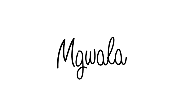 How to Draw Mgwala signature style? Angelique-Rose-font-FFP is a latest design signature styles for name Mgwala. Mgwala signature style 5 images and pictures png