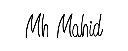 Enhance your business communications with Mh Mahid signature in Angelique-Rose-font-FFP lettering. Clean, modern, and universally compatible. Mh Mahid signature style 5 images and pictures png