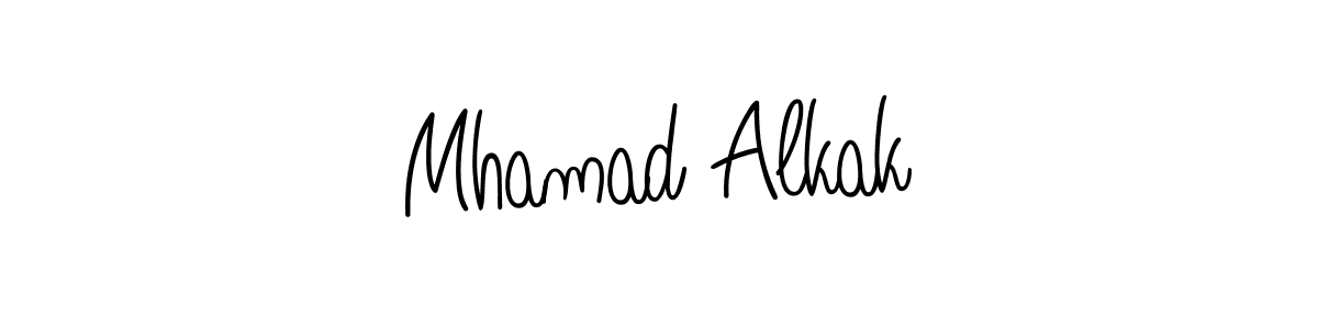 How to Draw Mhamad Alkak signature style? Angelique-Rose-font-FFP is a latest design signature styles for name Mhamad Alkak. Mhamad Alkak signature style 5 images and pictures png