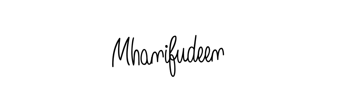 Once you've used our free online signature maker to create your best signature Angelique-Rose-font-FFP style, it's time to enjoy all of the benefits that Mhanifudeen name signing documents. Mhanifudeen signature style 5 images and pictures png