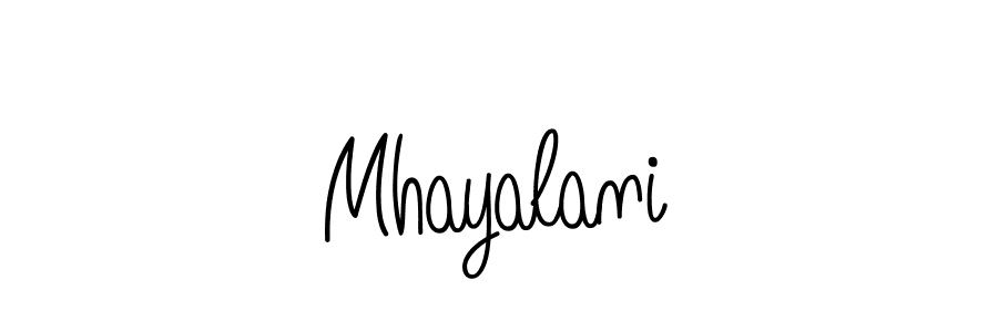 Also we have Mhayalani name is the best signature style. Create professional handwritten signature collection using Angelique-Rose-font-FFP autograph style. Mhayalani signature style 5 images and pictures png