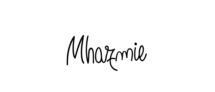 Make a beautiful signature design for name Mhazmie. Use this online signature maker to create a handwritten signature for free. Mhazmie signature style 5 images and pictures png