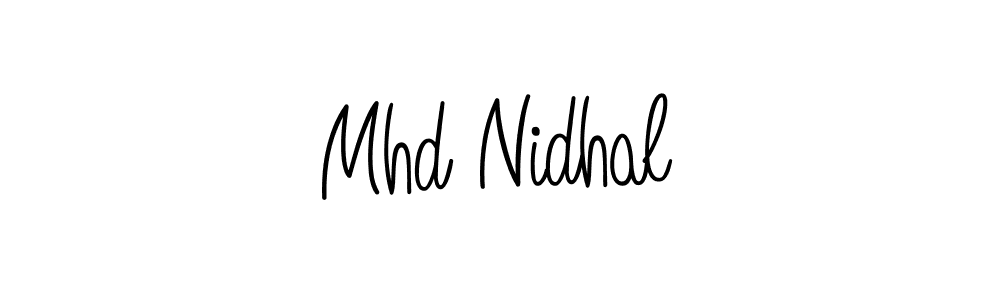 You can use this online signature creator to create a handwritten signature for the name Mhd Nidhal. This is the best online autograph maker. Mhd Nidhal signature style 5 images and pictures png