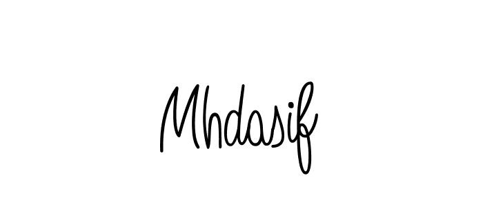 How to make Mhdasif signature? Angelique-Rose-font-FFP is a professional autograph style. Create handwritten signature for Mhdasif name. Mhdasif signature style 5 images and pictures png