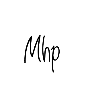 Make a beautiful signature design for name Mhp. With this signature (Angelique-Rose-font-FFP) style, you can create a handwritten signature for free. Mhp signature style 5 images and pictures png