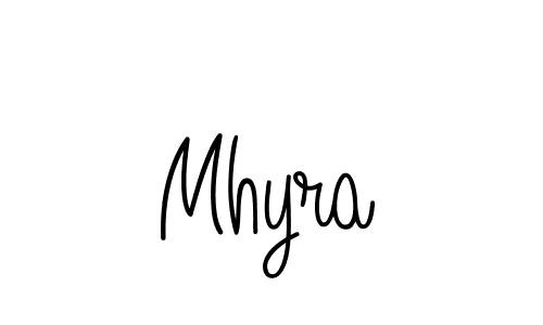 You should practise on your own different ways (Angelique-Rose-font-FFP) to write your name (Mhyra) in signature. don't let someone else do it for you. Mhyra signature style 5 images and pictures png