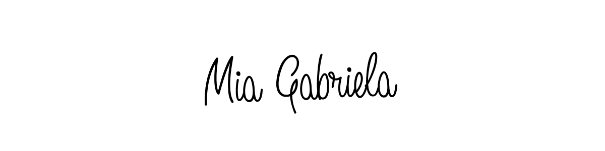 Once you've used our free online signature maker to create your best signature Angelique-Rose-font-FFP style, it's time to enjoy all of the benefits that Mia Gabriela name signing documents. Mia Gabriela signature style 5 images and pictures png