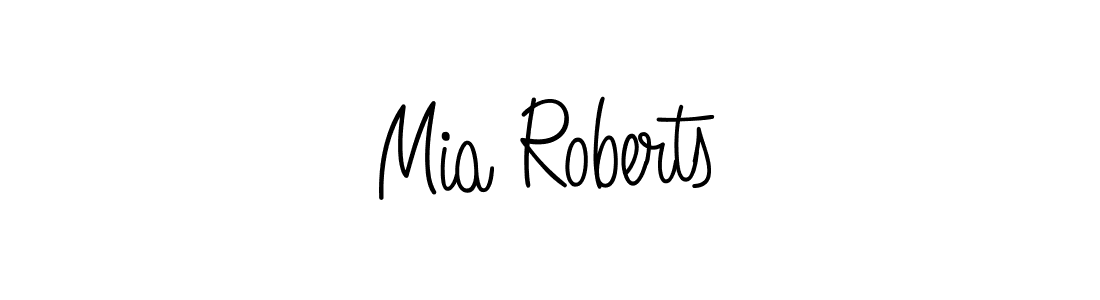 It looks lik you need a new signature style for name Mia Roberts. Design unique handwritten (Angelique-Rose-font-FFP) signature with our free signature maker in just a few clicks. Mia Roberts signature style 5 images and pictures png