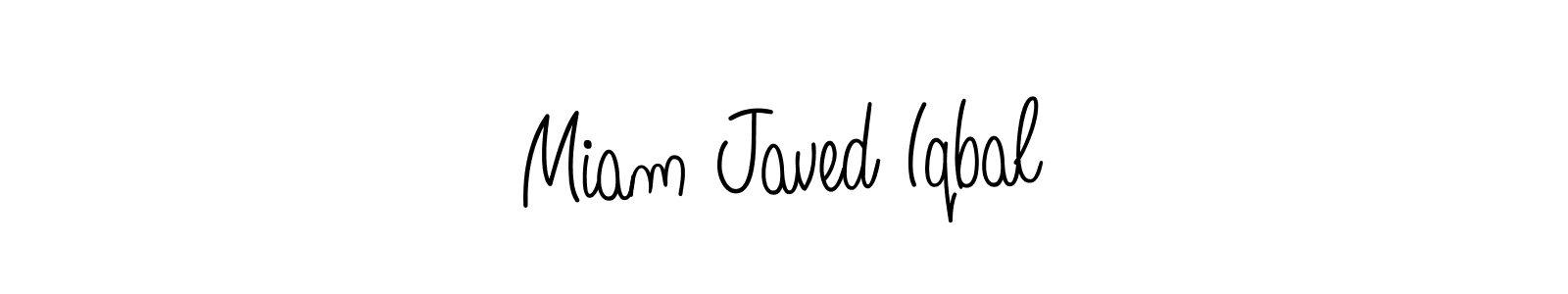 Check out images of Autograph of Miam Javed Iqbal name. Actor Miam Javed Iqbal Signature Style. Angelique-Rose-font-FFP is a professional sign style online. Miam Javed Iqbal signature style 5 images and pictures png