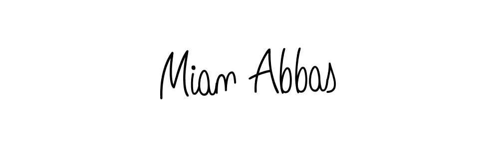 Angelique-Rose-font-FFP is a professional signature style that is perfect for those who want to add a touch of class to their signature. It is also a great choice for those who want to make their signature more unique. Get Mian Abbas name to fancy signature for free. Mian Abbas signature style 5 images and pictures png