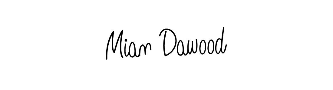How to Draw Mian Dawood signature style? Angelique-Rose-font-FFP is a latest design signature styles for name Mian Dawood. Mian Dawood signature style 5 images and pictures png