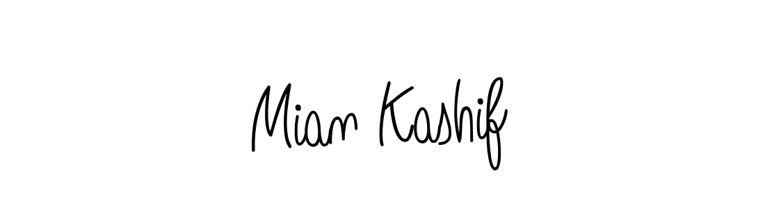 Design your own signature with our free online signature maker. With this signature software, you can create a handwritten (Angelique-Rose-font-FFP) signature for name Mian Kashif. Mian Kashif signature style 5 images and pictures png