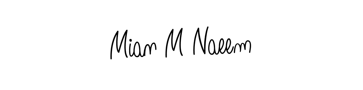 This is the best signature style for the Mian M Naeem name. Also you like these signature font (Angelique-Rose-font-FFP). Mix name signature. Mian M Naeem signature style 5 images and pictures png