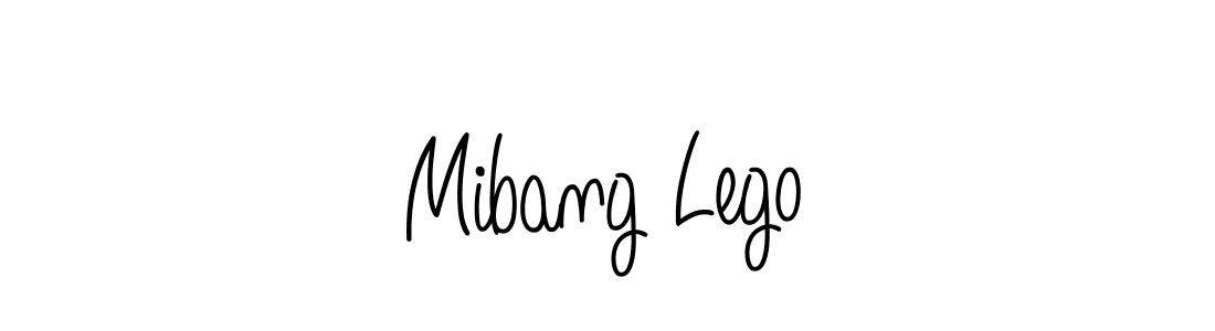 Design your own signature with our free online signature maker. With this signature software, you can create a handwritten (Angelique-Rose-font-FFP) signature for name Mibang Lego. Mibang Lego signature style 5 images and pictures png