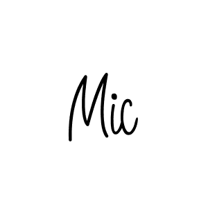 Create a beautiful signature design for name Mic. With this signature (Angelique-Rose-font-FFP) fonts, you can make a handwritten signature for free. Mic signature style 5 images and pictures png