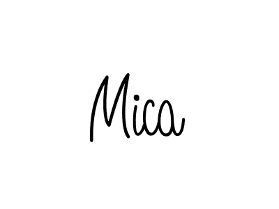 How to make Mica name signature. Use Angelique-Rose-font-FFP style for creating short signs online. This is the latest handwritten sign. Mica signature style 5 images and pictures png