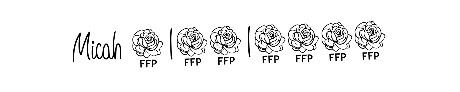 Angelique-Rose-font-FFP is a professional signature style that is perfect for those who want to add a touch of class to their signature. It is also a great choice for those who want to make their signature more unique. Get Micah 7|16|2024 name to fancy signature for free. Micah 7|16|2024 signature style 5 images and pictures png