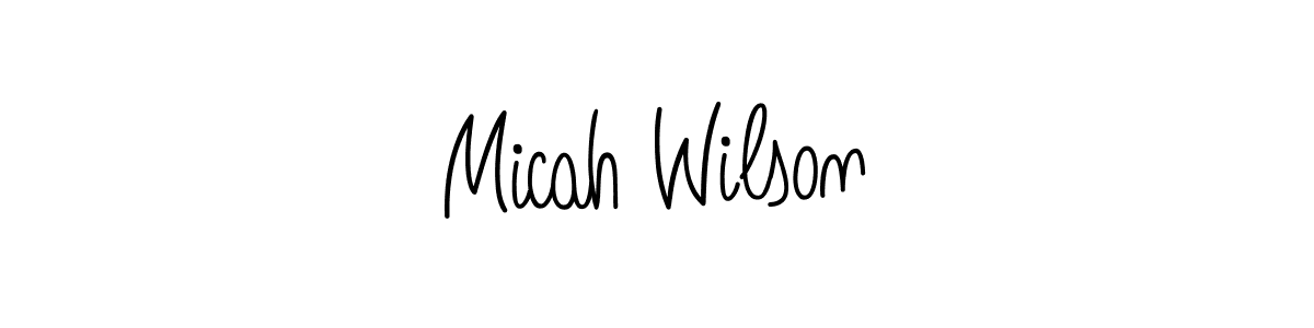 Similarly Angelique-Rose-font-FFP is the best handwritten signature design. Signature creator online .You can use it as an online autograph creator for name Micah Wilson. Micah Wilson signature style 5 images and pictures png