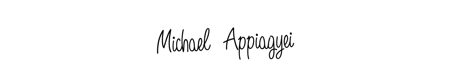 Create a beautiful signature design for name Michael  Appiagyei. With this signature (Angelique-Rose-font-FFP) fonts, you can make a handwritten signature for free. Michael  Appiagyei signature style 5 images and pictures png