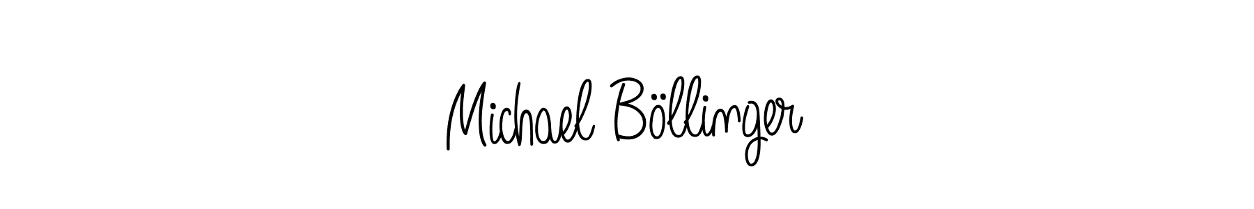 You should practise on your own different ways (Angelique-Rose-font-FFP) to write your name (Michael Böllinger) in signature. don't let someone else do it for you. Michael Böllinger signature style 5 images and pictures png