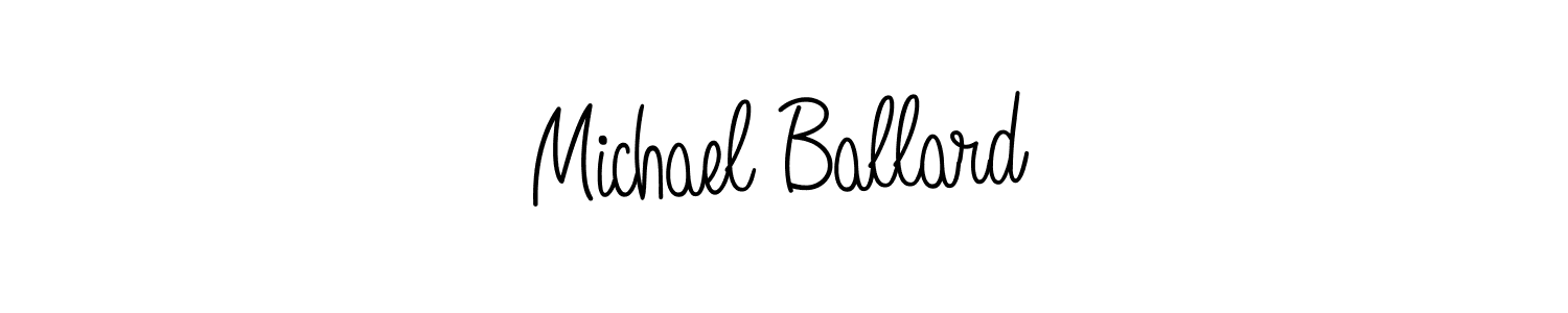 How to make Michael Ballard name signature. Use Angelique-Rose-font-FFP style for creating short signs online. This is the latest handwritten sign. Michael Ballard signature style 5 images and pictures png