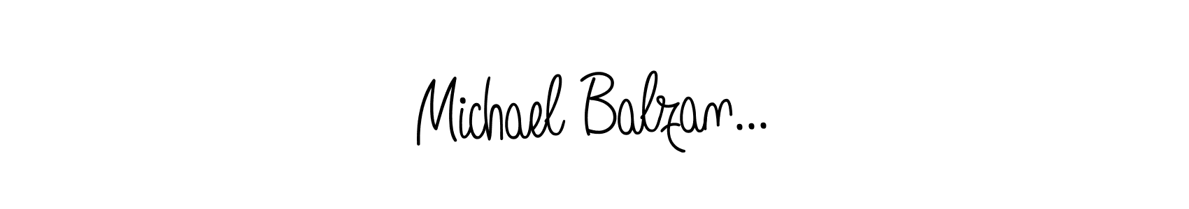 Also You can easily find your signature by using the search form. We will create Michael Balzan... name handwritten signature images for you free of cost using Angelique-Rose-font-FFP sign style. Michael Balzan... signature style 5 images and pictures png