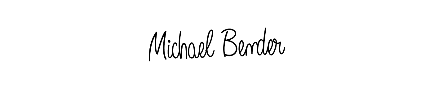 How to Draw Michael Bender signature style? Angelique-Rose-font-FFP is a latest design signature styles for name Michael Bender. Michael Bender signature style 5 images and pictures png