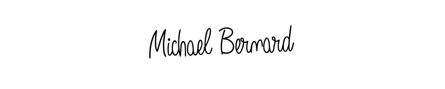Michael Bernard stylish signature style. Best Handwritten Sign (Angelique-Rose-font-FFP) for my name. Handwritten Signature Collection Ideas for my name Michael Bernard. Michael Bernard signature style 5 images and pictures png