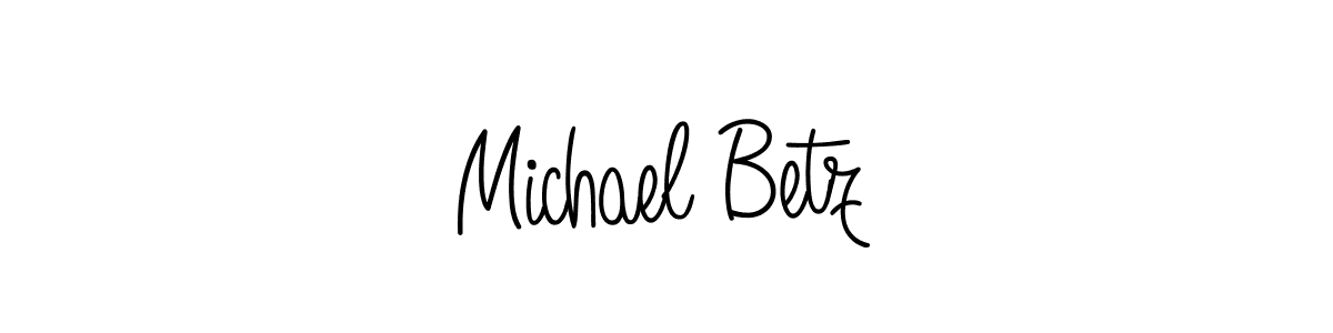 The best way (Angelique-Rose-font-FFP) to make a short signature is to pick only two or three words in your name. The name Michael Betz include a total of six letters. For converting this name. Michael Betz signature style 5 images and pictures png