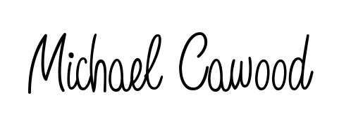 Create a personalized artistic stamp with Michael Cawood in Angelique-Rose-font-FFP font. Perfect for visual artists, designers, and influencers. Michael Cawood signature style 5 images and pictures png