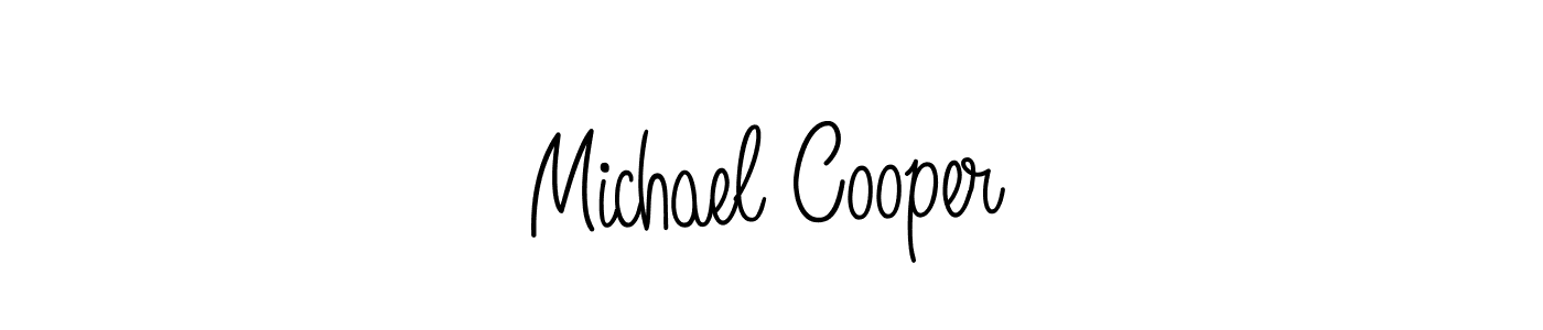 Make a beautiful signature design for name Michael Cooper. With this signature (Angelique-Rose-font-FFP) style, you can create a handwritten signature for free. Michael Cooper signature style 5 images and pictures png