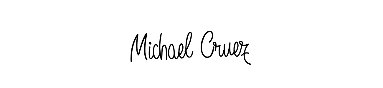 How to make Michael Cruez name signature. Use Angelique-Rose-font-FFP style for creating short signs online. This is the latest handwritten sign. Michael Cruez signature style 5 images and pictures png