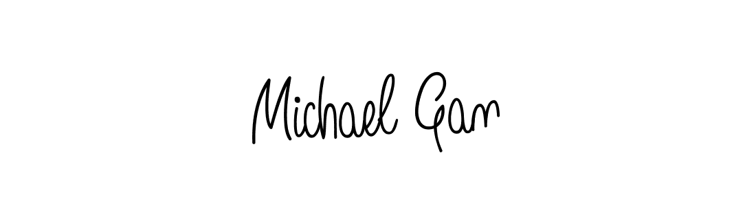 How to make Michael Gan signature? Angelique-Rose-font-FFP is a professional autograph style. Create handwritten signature for Michael Gan name. Michael Gan signature style 5 images and pictures png