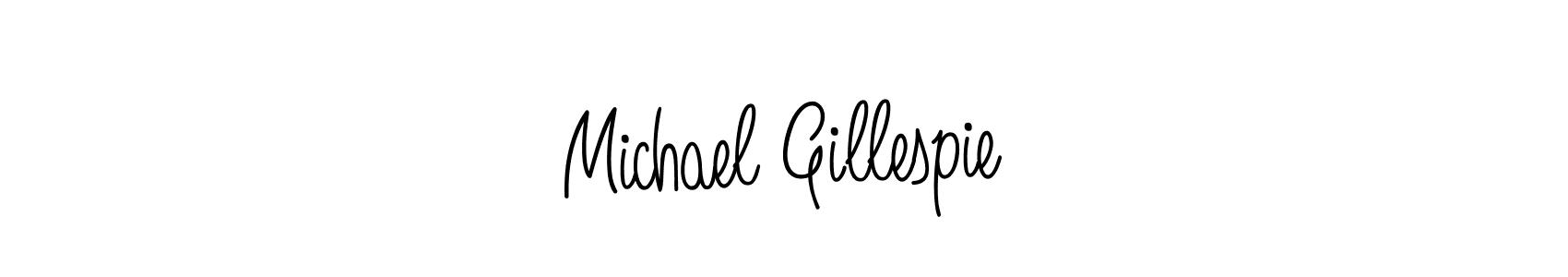 How to Draw Michael Gillespie signature style? Angelique-Rose-font-FFP is a latest design signature styles for name Michael Gillespie. Michael Gillespie signature style 5 images and pictures png