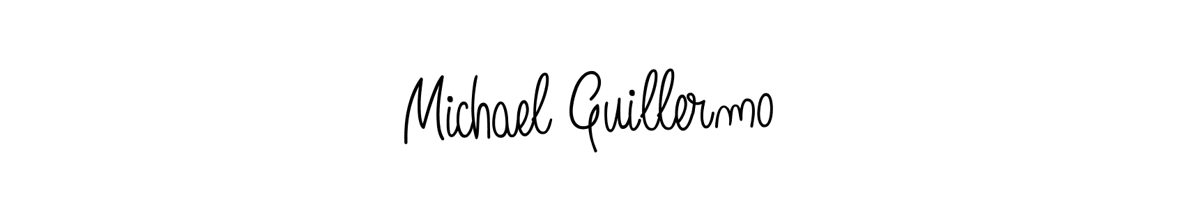 How to Draw Michael Guillermo signature style? Angelique-Rose-font-FFP is a latest design signature styles for name Michael Guillermo. Michael Guillermo signature style 5 images and pictures png