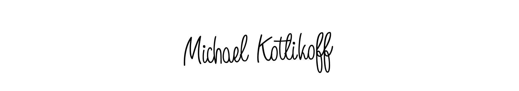 Design your own signature with our free online signature maker. With this signature software, you can create a handwritten (Angelique-Rose-font-FFP) signature for name Michael Kotlikoff. Michael Kotlikoff signature style 5 images and pictures png