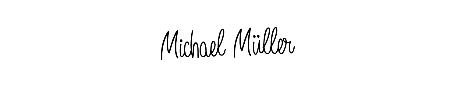 Design your own signature with our free online signature maker. With this signature software, you can create a handwritten (Angelique-Rose-font-FFP) signature for name Michael Müller. Michael Müller signature style 5 images and pictures png