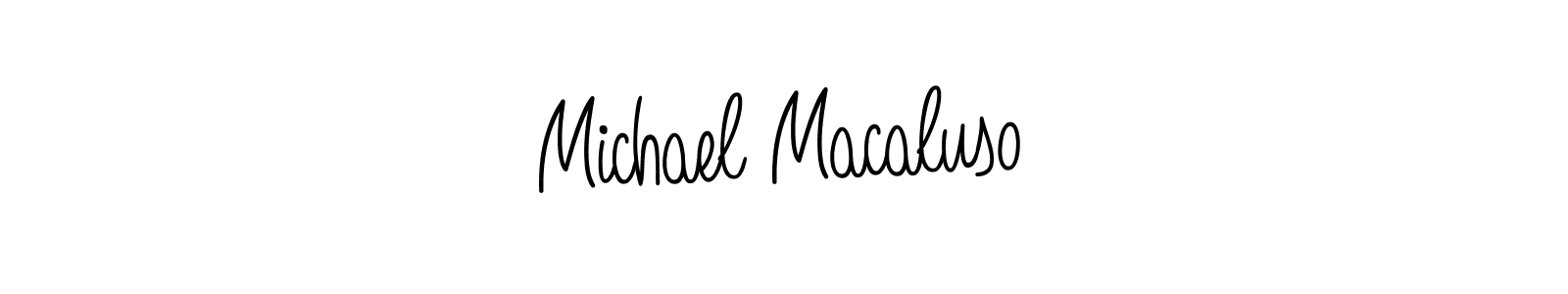 Make a beautiful signature design for name Michael Macaluso. Use this online signature maker to create a handwritten signature for free. Michael Macaluso signature style 5 images and pictures png
