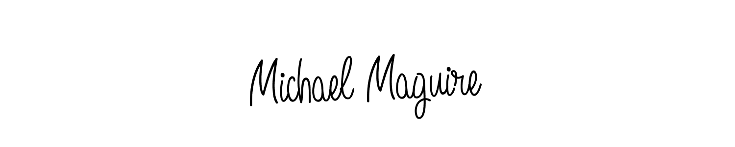 Angelique-Rose-font-FFP is a professional signature style that is perfect for those who want to add a touch of class to their signature. It is also a great choice for those who want to make their signature more unique. Get Michael Maguire name to fancy signature for free. Michael Maguire signature style 5 images and pictures png