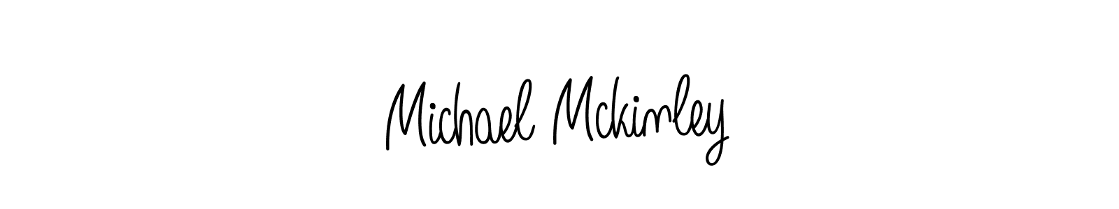 Make a beautiful signature design for name Michael Mckinley. With this signature (Angelique-Rose-font-FFP) style, you can create a handwritten signature for free. Michael Mckinley signature style 5 images and pictures png