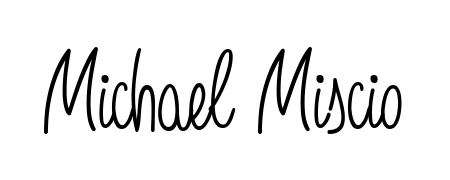 Give your name Michael Miscio an exquisite flair with the Angelique-Rose-font-FFP script font. Ideal for contracts, resumes, and formal letterheads. Michael Miscio signature style 5 images and pictures png