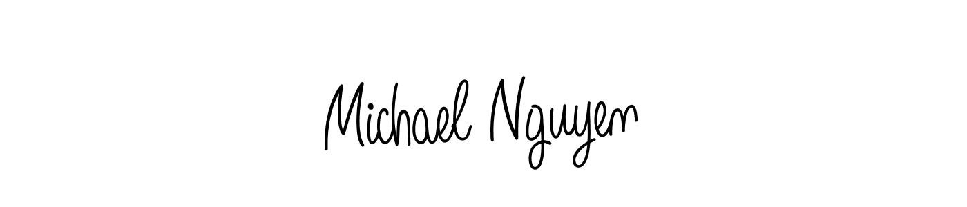 Also we have Michael Nguyen name is the best signature style. Create professional handwritten signature collection using Angelique-Rose-font-FFP autograph style. Michael Nguyen signature style 5 images and pictures png