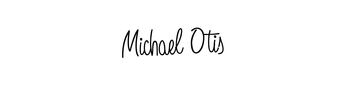 You should practise on your own different ways (Angelique-Rose-font-FFP) to write your name (Michael Otis) in signature. don't let someone else do it for you. Michael Otis signature style 5 images and pictures png