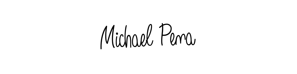 The best way (Angelique-Rose-font-FFP) to make a short signature is to pick only two or three words in your name. The name Michael Pena include a total of six letters. For converting this name. Michael Pena signature style 5 images and pictures png