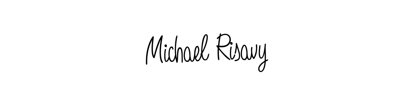 How to Draw Michael Risavy signature style? Angelique-Rose-font-FFP is a latest design signature styles for name Michael Risavy. Michael Risavy signature style 5 images and pictures png