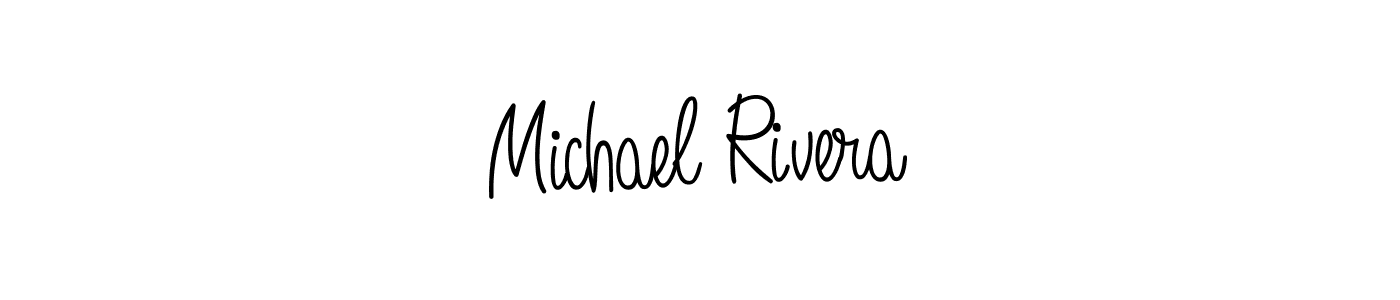 How to Draw Michael Rivera signature style? Angelique-Rose-font-FFP is a latest design signature styles for name Michael Rivera. Michael Rivera signature style 5 images and pictures png