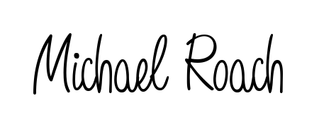 The Angelique-Rose-font-FFP handwriting style adds charm and authenticity to name Michael Roach. A wonderful choice for personal thank-you notes. Michael Roach signature style 5 images and pictures png